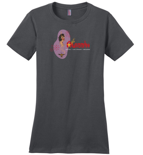 Aladdin Hotel and Casino, Las Vegas, District Made Ladies Tee
