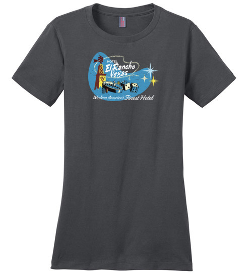 El Rancho Hotel and Casino, Las Vegas, Version 6, District Made Ladies Tee