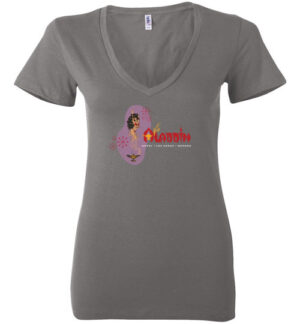 Aladdin Hotel and Casino, Las Vegas, Bella Ladies V-Neck Tee