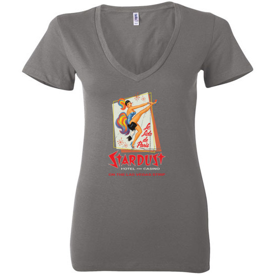Stardust Hotel and Casino, Las Vegas, Version 7, Bella Ladies V-Neck