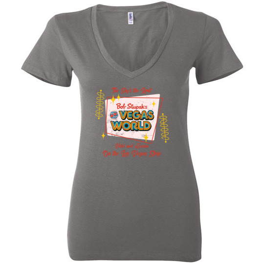 Vegas World Hotel and Casino, Las Vegas, Bella Ladies V-Neck