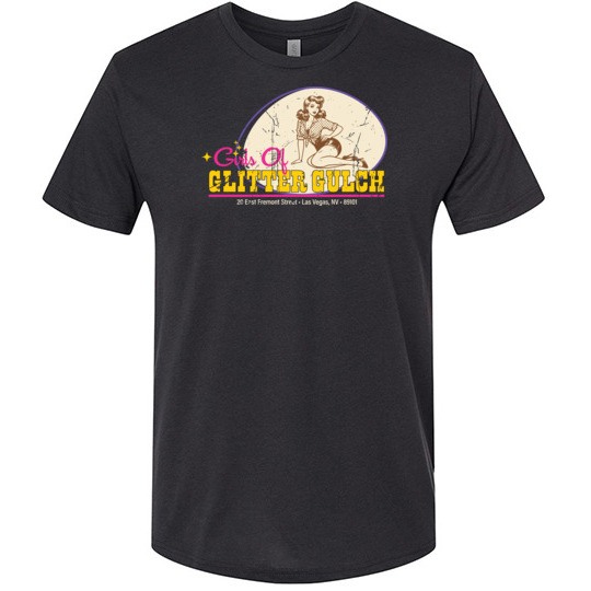 Girls of Glitter Gultch Gentlemen's Club, Las Vegas, Triblend Tee