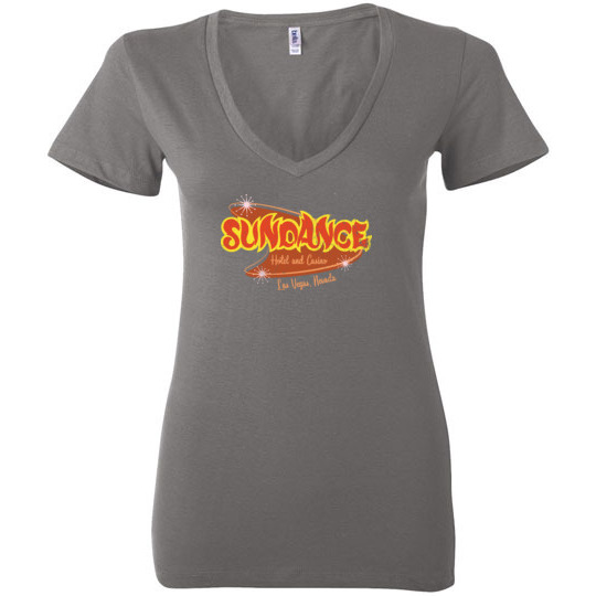 Sundance Hotel and Casino, Las Vegas, Bella Ladies V-Neck Tee