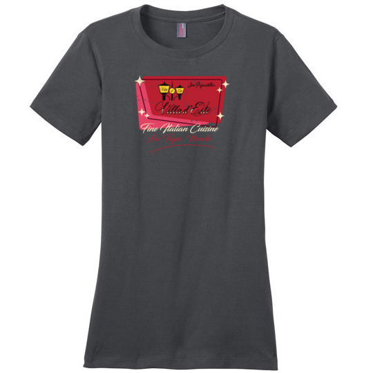 Villa d'Este Restaurant and Lounge, Las Vegas, Ladies Cotton Tee