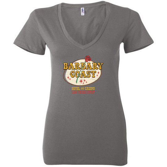 Barbary Coast Hotel and Casino, Las Vegas, Bella Ladies V-Neck Tee