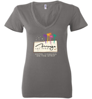 Mirage Hotel and Casino, Las Vegas, Bella Ladies V-Neck Tee