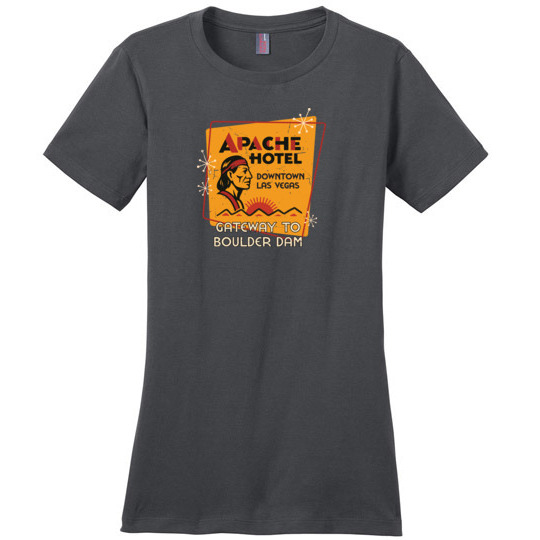 Apache Hotel, Las Vegas, Ladies Cotton Tee