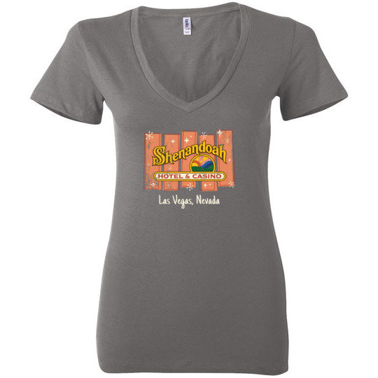 Shenandoah Hotel, Las Vegas, Bella Ladies V-Neck Tee