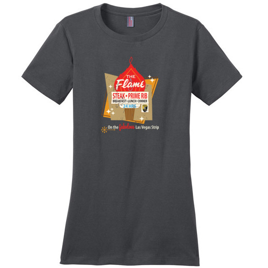 Flame Steakhouse, Las Vegas, Ladies Cotton Tee