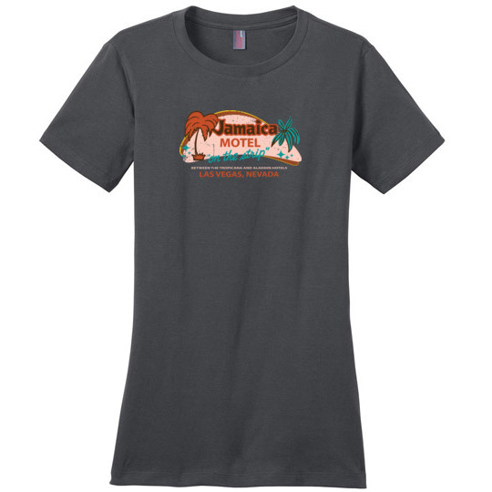 Jamaica Motel, Las Vegas, Ladies Cotton Tee