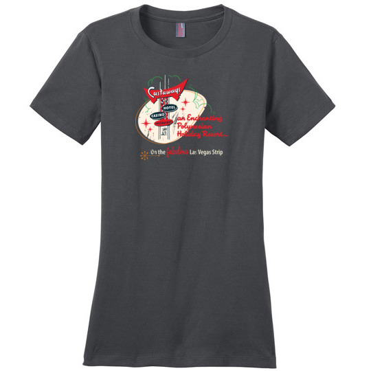 Castaways Hotel and Casino, Las Vegas, Version 2, Ladies Cotton Tee