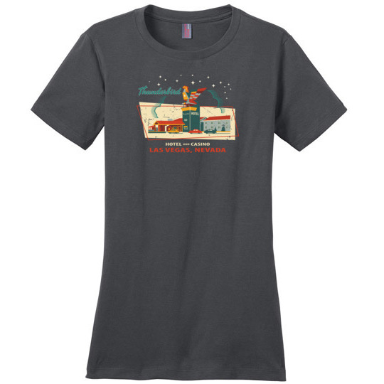 Thunderbird Hotel and Casino, Las Vegas, Version 3, Ladies Cotton Tee