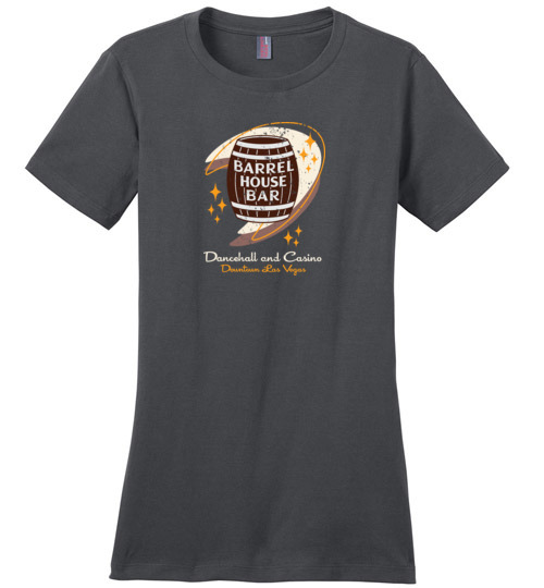Barrel House Bar, Las Vegas, Ladies Cotton Tee