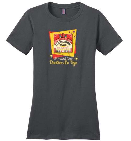 Lucky Strike Club, Las Vegas, Ladies Cotton Tee