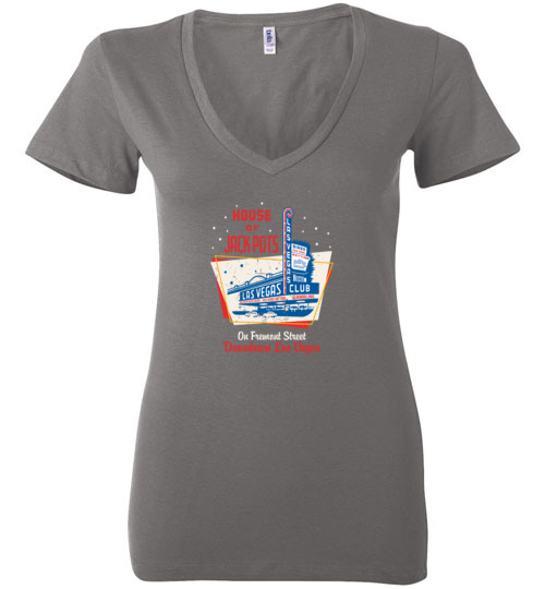 Las Vegas Club Hotel and Casino, Las Vegas, Bella Ladies V-Neck Tee