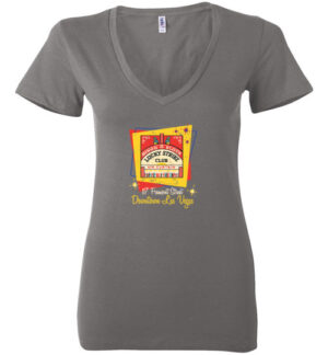 Lucky Strike Club, Las Vegas, Bella Ladies V-Neck Tee