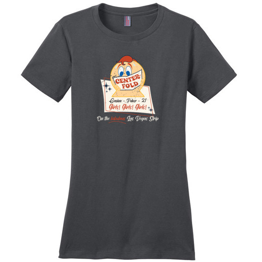 Centerfold Casino, Las Vegas, Ladies Cotton Tee